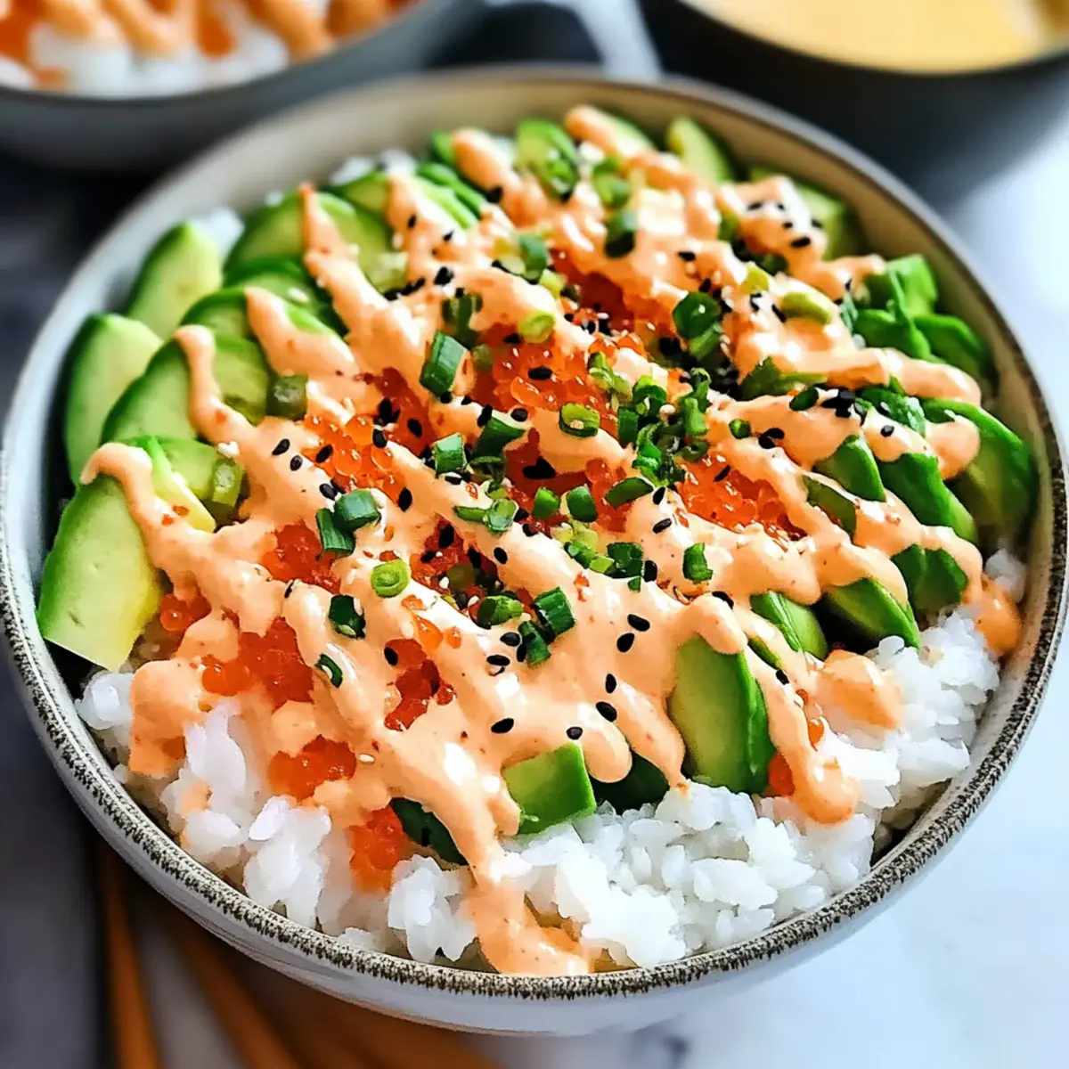 Easy California Roll Sushi Bowls