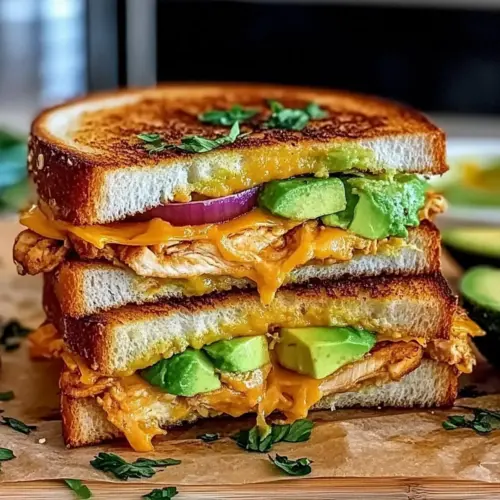 Chicken Avocado Melt Sandwich