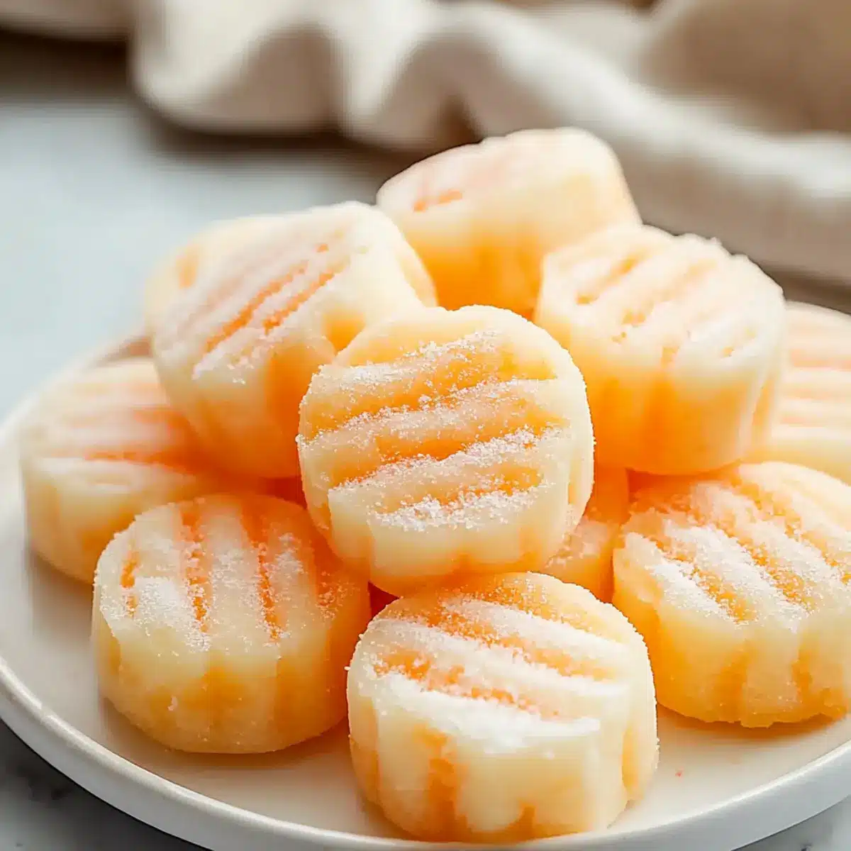 Sweet Orange Cream Cheese Mints