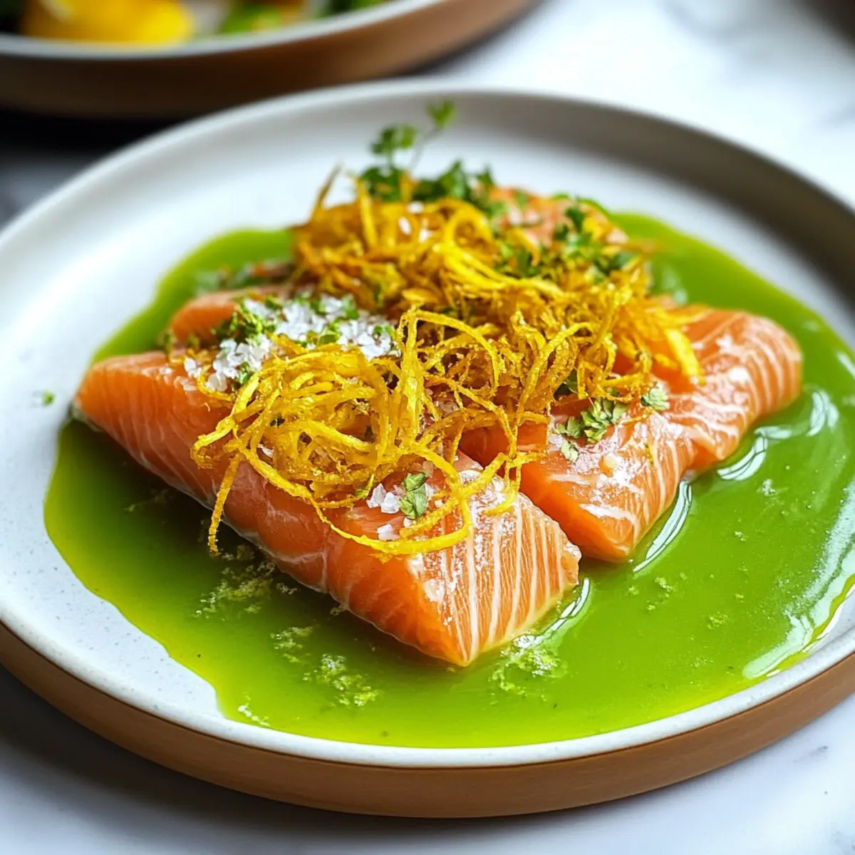 Salmon Crudo