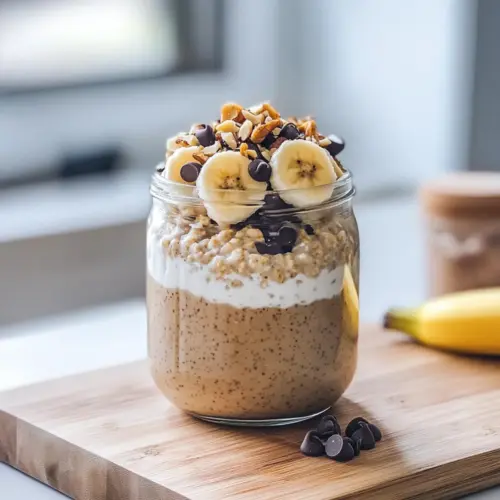 Chunky Monkey Overnight Oats Recipe
