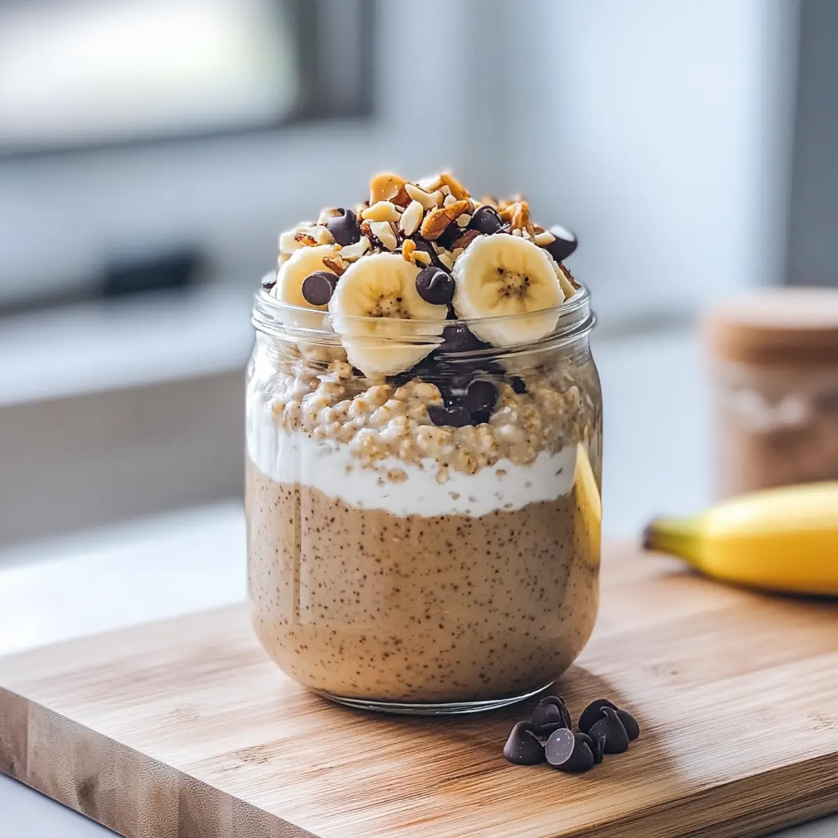 Chunky Monkey Overnight Oats Recipe