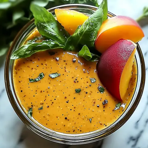 Peach Honey Dijon Balsamic