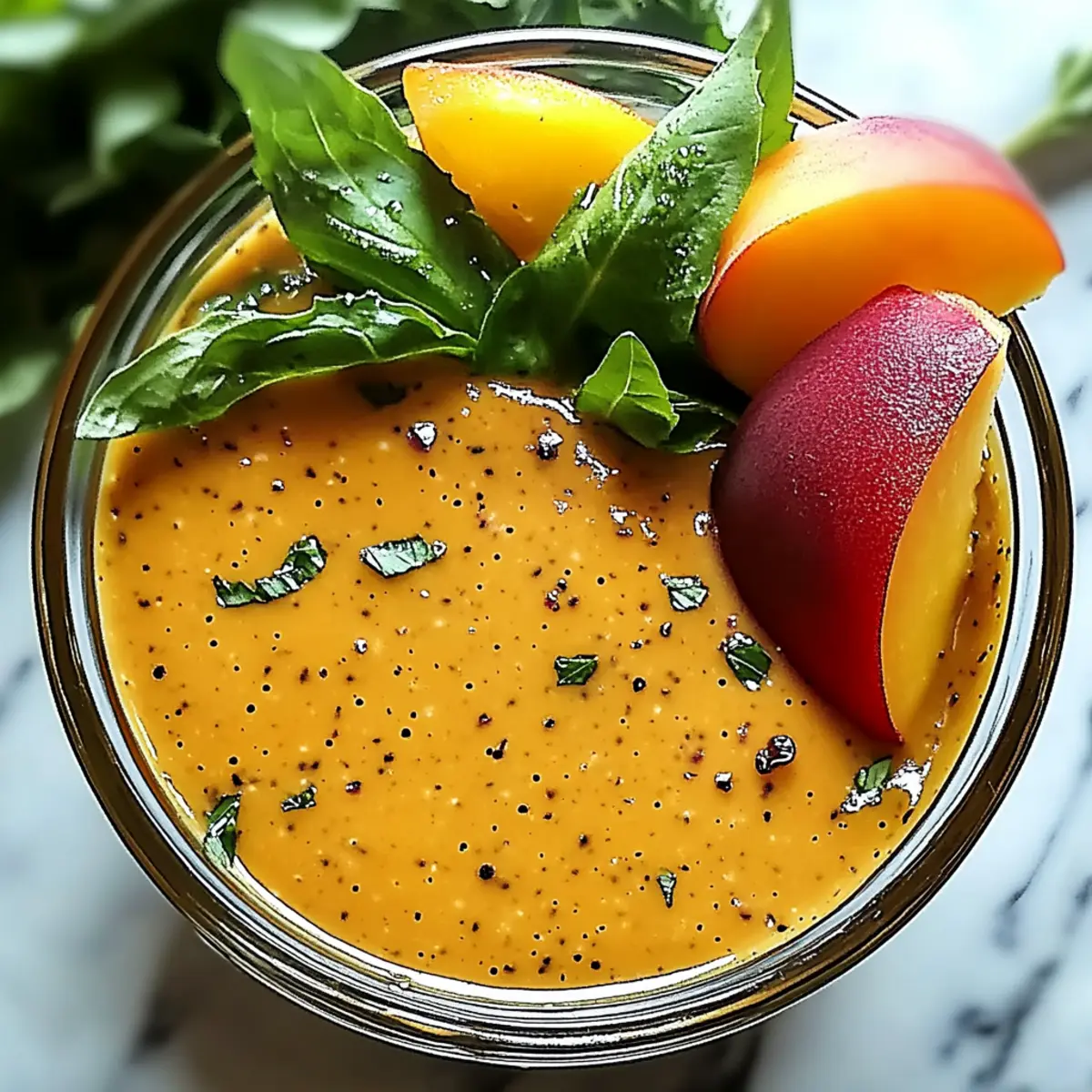 Peach Honey Dijon Balsamic