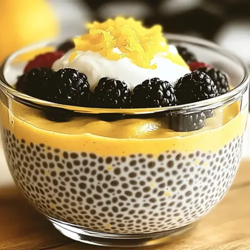 Lemon Cream Chia Pudding