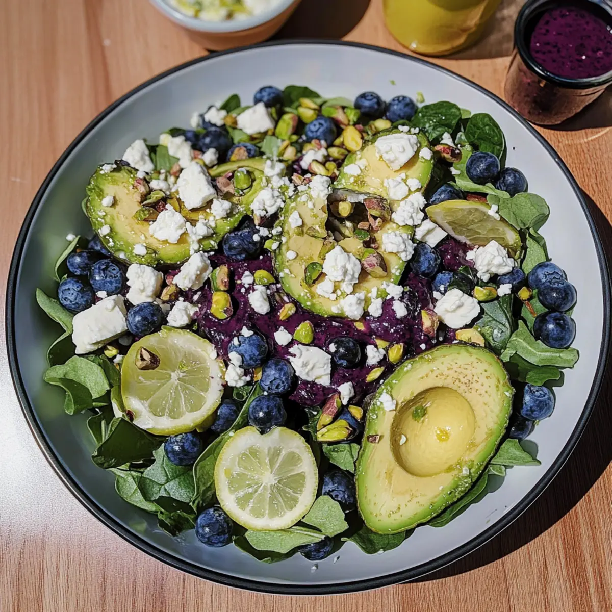 Blueberry Pistachio Spring Salad
