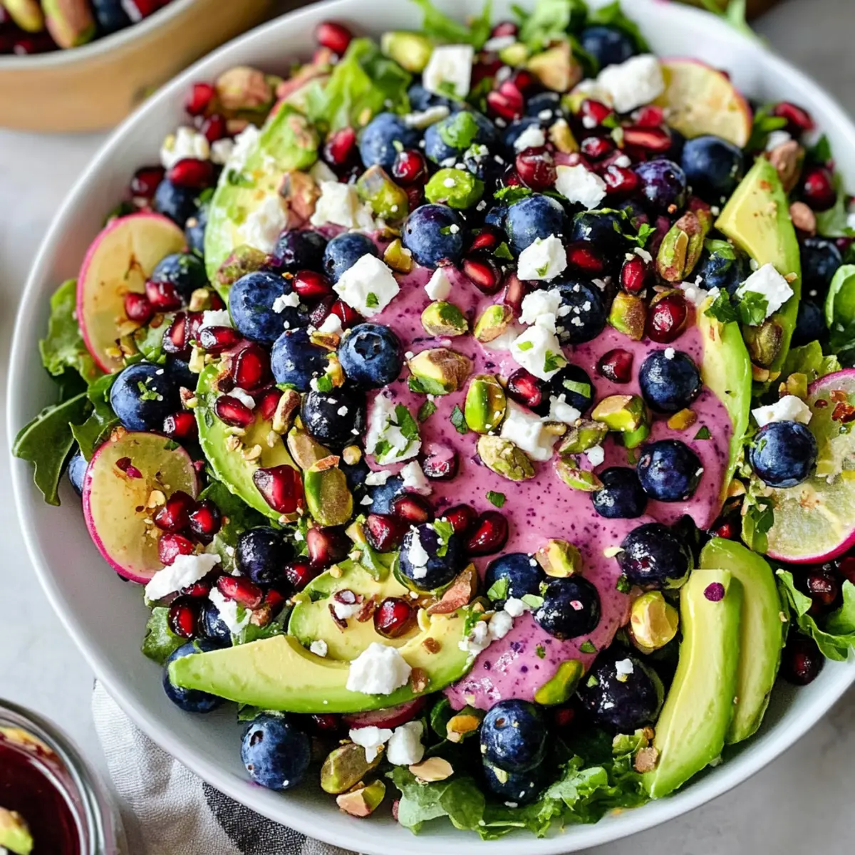 Blueberry Pistachio Spring Salad