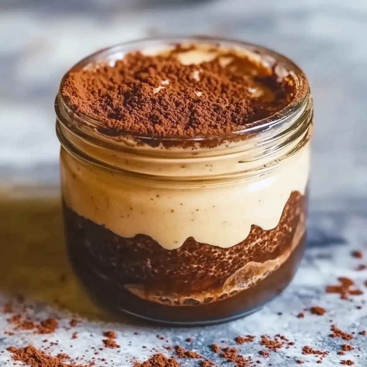 Protein Tiramisu Pudding