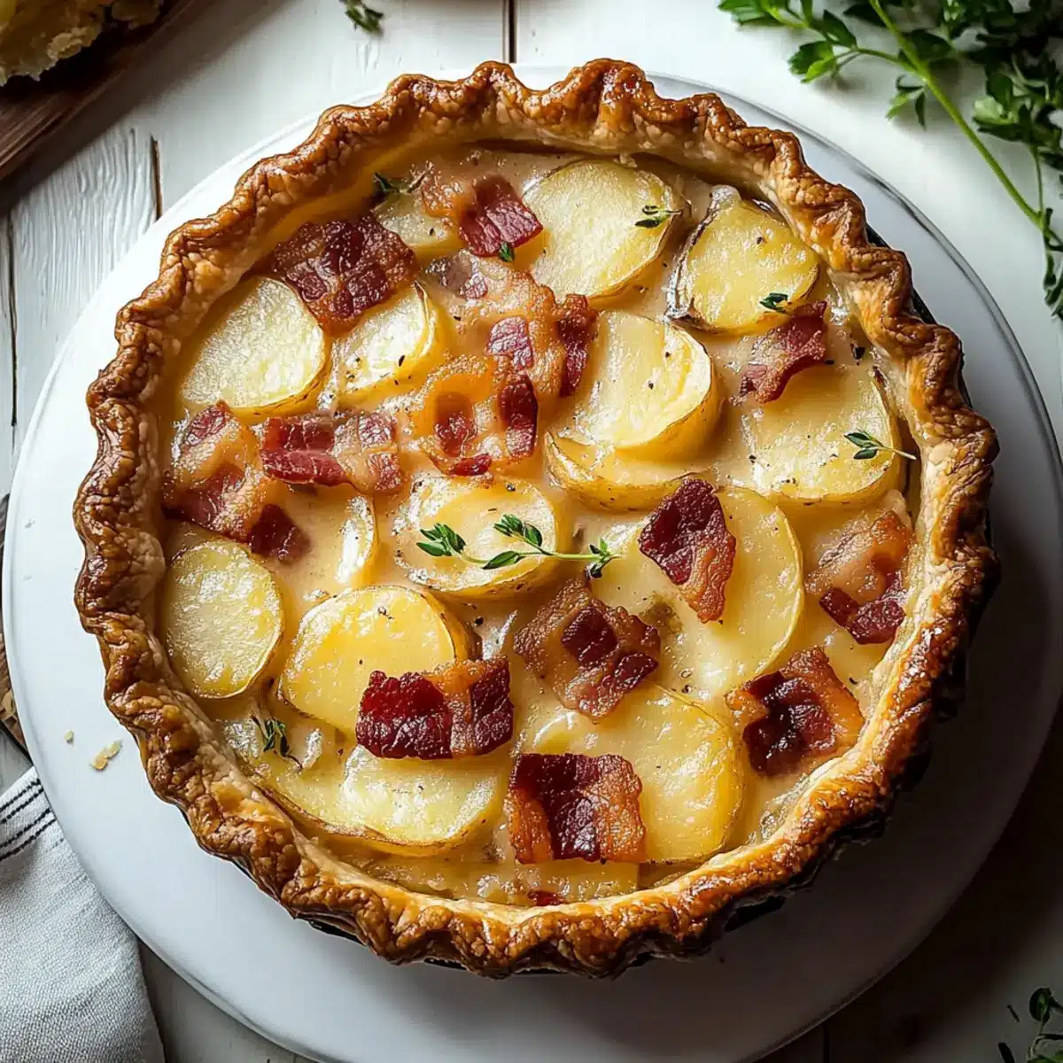 Creamy Irish Potato Pie