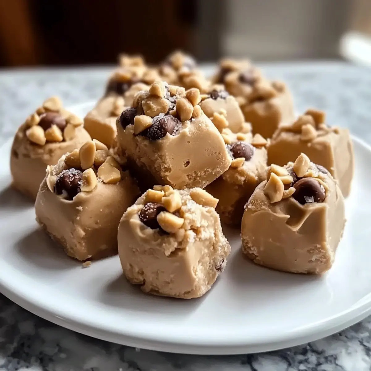 Frozen Greek yogurt peanut butter bites
