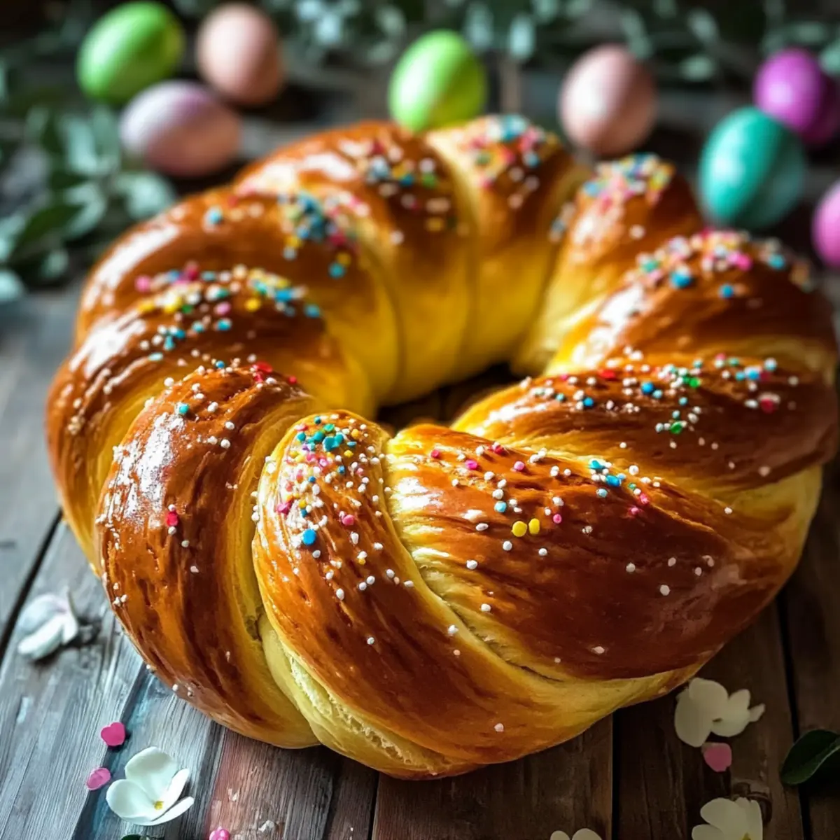 Traditional Braided Italian Easter Bread Recipe