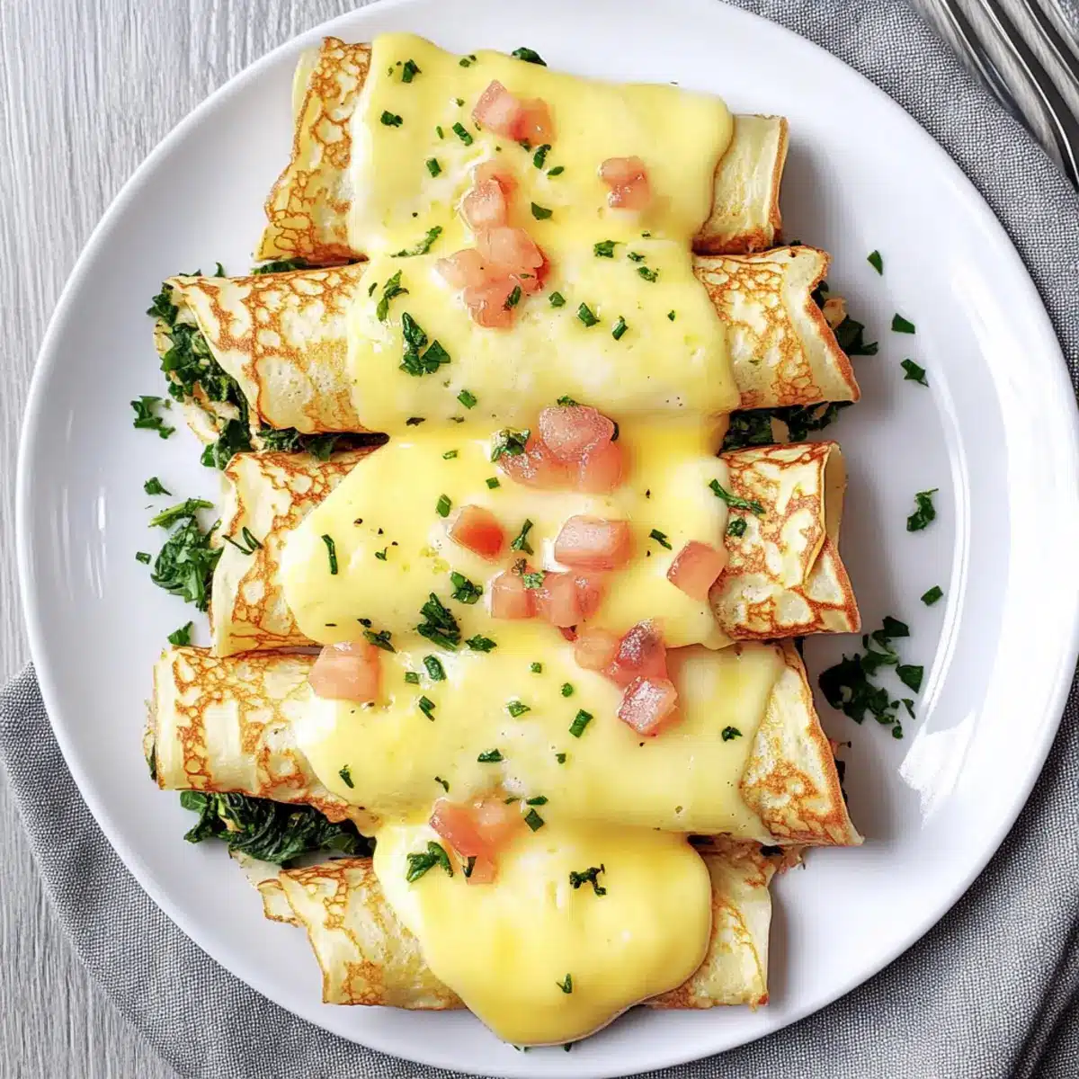 Savory Breakfast Crepes