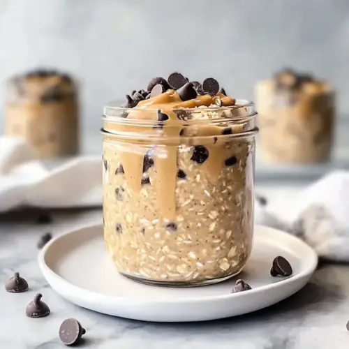 Vegan Cookie Dough Overnight Oats Recipe