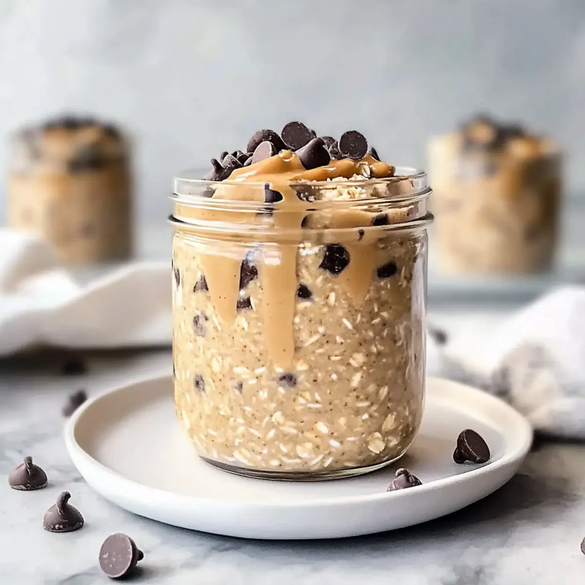 Vegan Cookie Dough Overnight Oats Recipe