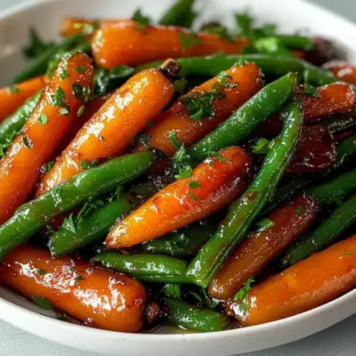 Honey Glazed Carrots & Green Beans