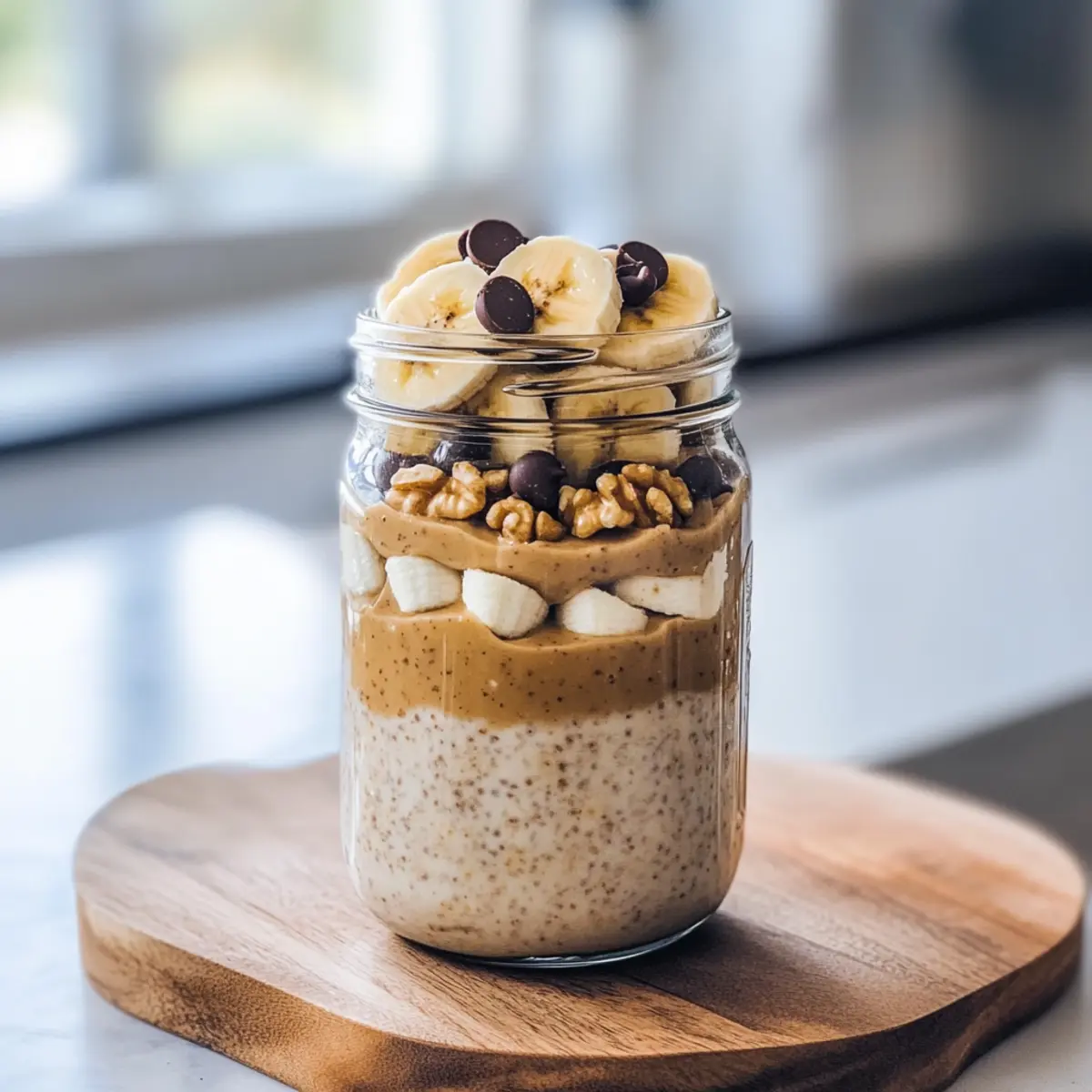 Chunky Monkey Overnight Oats Recipe