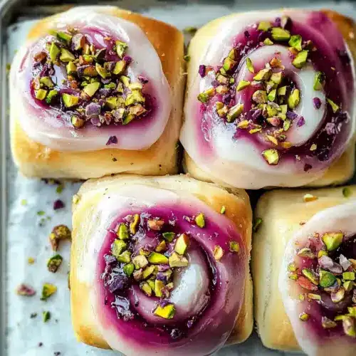 aspberry and Rose Cheesecake Buns