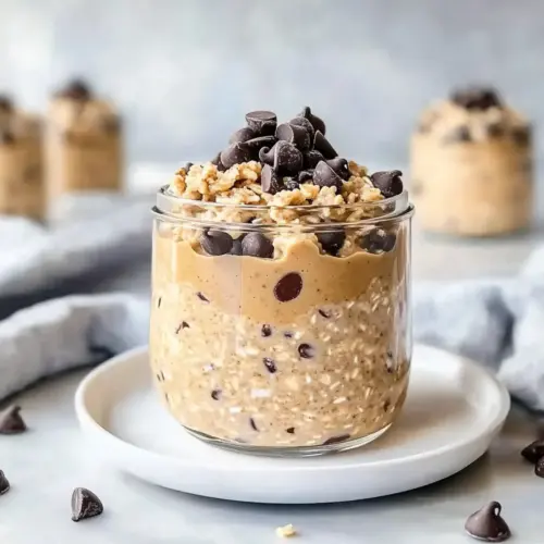 Vegan Cookie Dough Overnight Oats Recipe