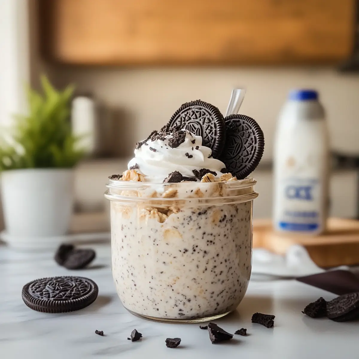 Decadent Oreo Overnight Oats Recipe – dessert for breakfast