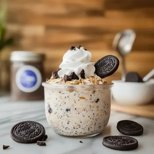Decadent Oreo Overnight Oats Recipe – dessert for breakfast