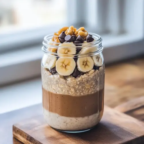 Chunky Monkey Overnight Oats Recipe